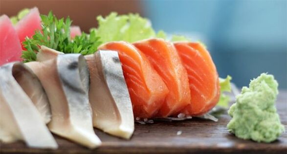In the Japanese diet you can eat fish, but without salt